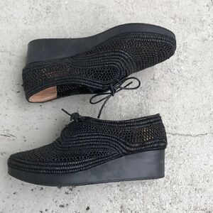 Robert  Clergerie Vicole Raffie Wedges